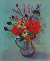 flowers~pastel::original paintings-Joan- Winter